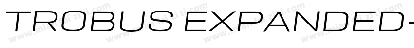 TROBUS EXPANDED字体转换
